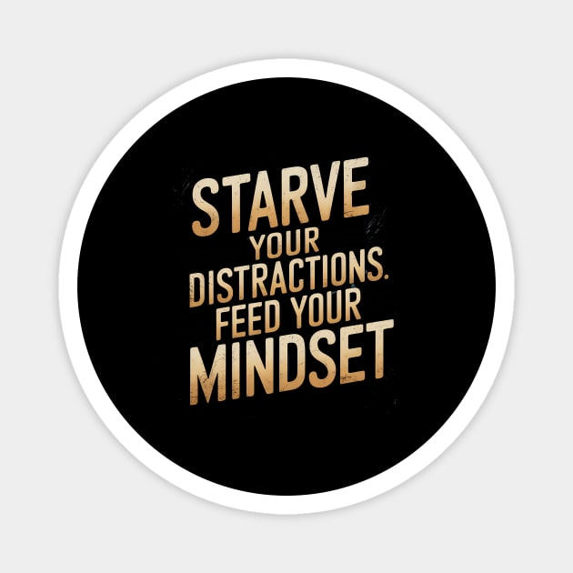 Feed Your Discipline Motivational Magnet by logiamerch